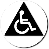 Color Reverse-Gray/White 1 Unit California All Gender Accessible Restroom Door Sign Color Reverse-Gray/White 1 Unit California All Gender Accessible Restroom Door Sign