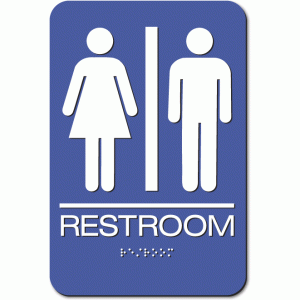 UNISEX Restroom Sign | ADA Sign Factory