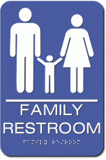 FAMILY RESTROOM Sign 
