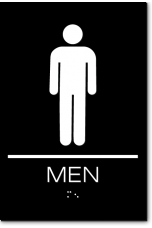 MEN Restroom Sign