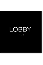 LOBBY Sign