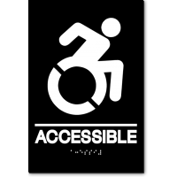 ACCESSIBLE Speedy Wheelchair Sign - NY/CT