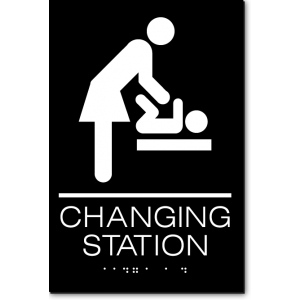 CHANGING STATION Women Sign