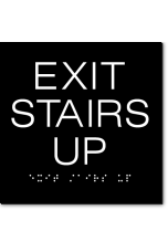 EXIT STAIRS UP Sign