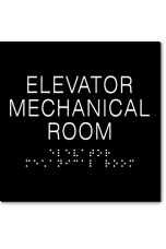 ELEVATOR ROOM Sign