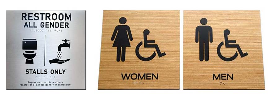 Custom Restroom Signs: ADA Sign Factory
